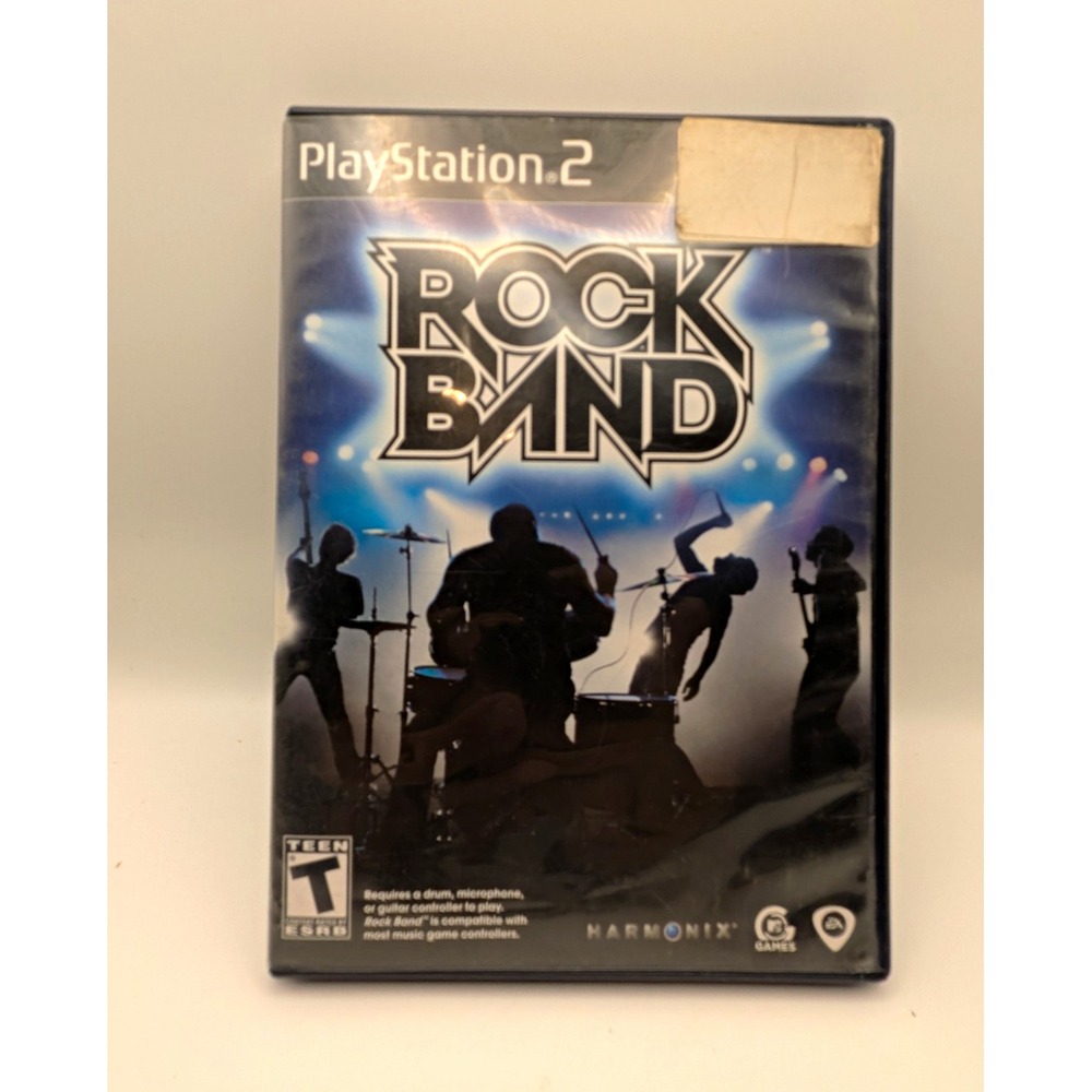 Rock Band (Sony PlayStation 2) Complete w/ Case & Manual
